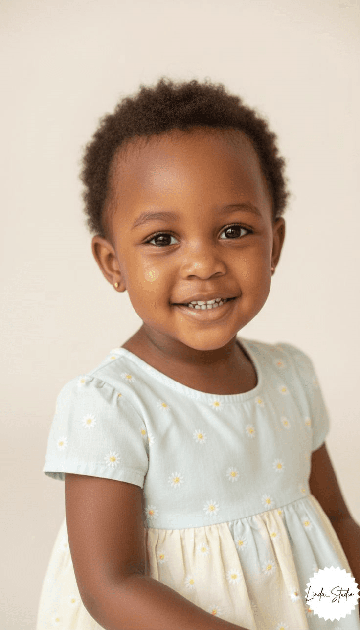 Portrait enfant, photo originale